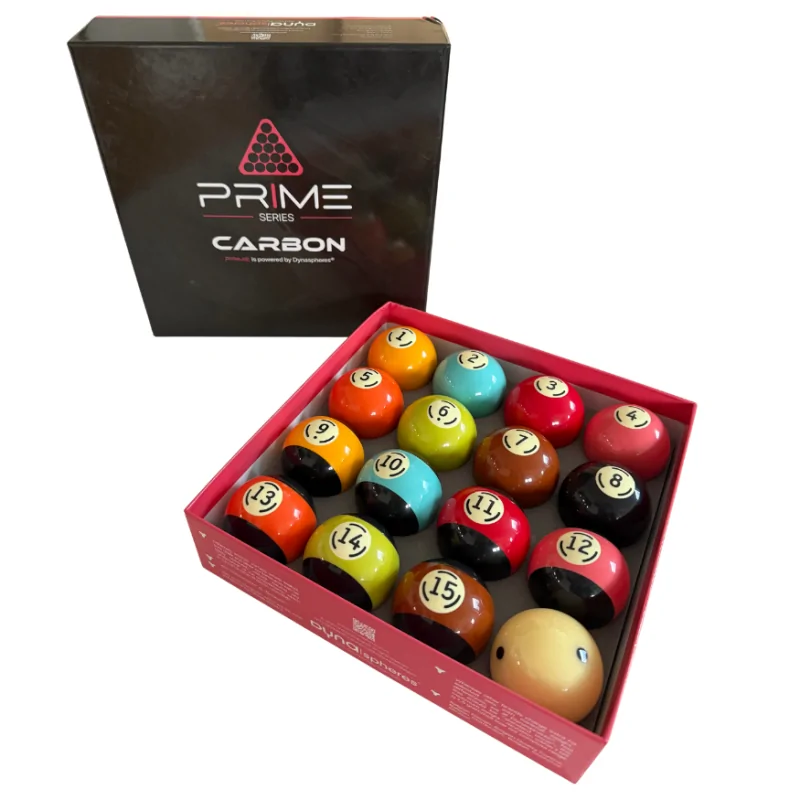 Billes de billard Américaines DynaSpheres 57,2 mm Prime Carbon - A125PC