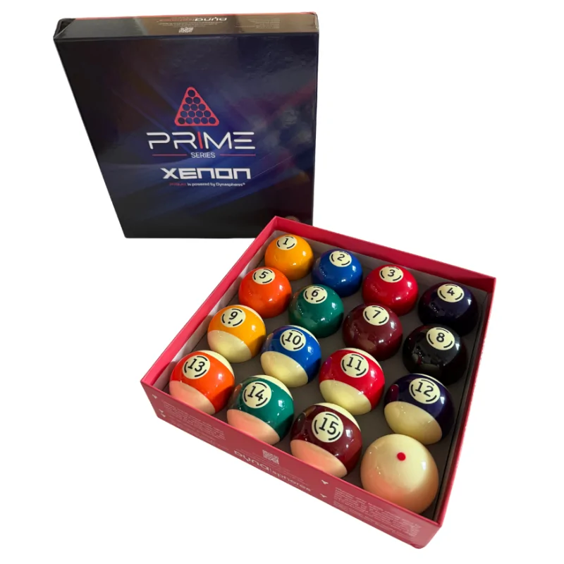 Billes de billard Américaines DynaSpheres 57,2 mm Prime Xenon - A125PX