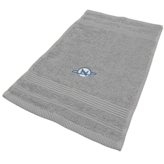 Serviette brodée Nox Cue...