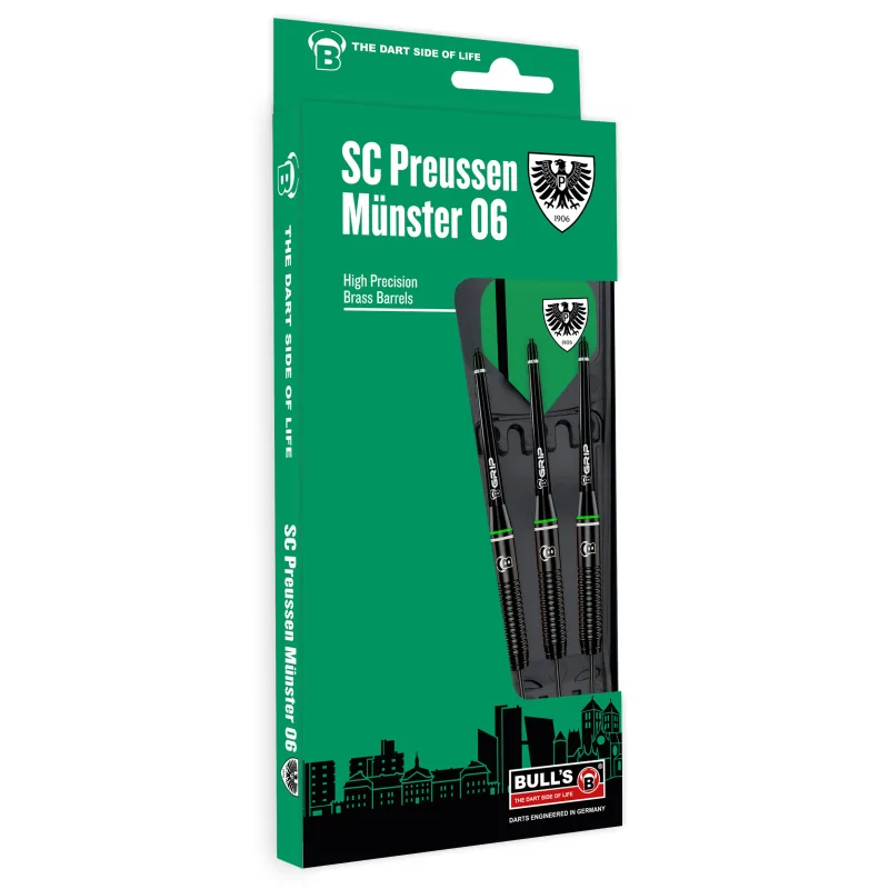 Fléchettes Bull's Preussen Munster Brass Acier 21Gr - BU12891