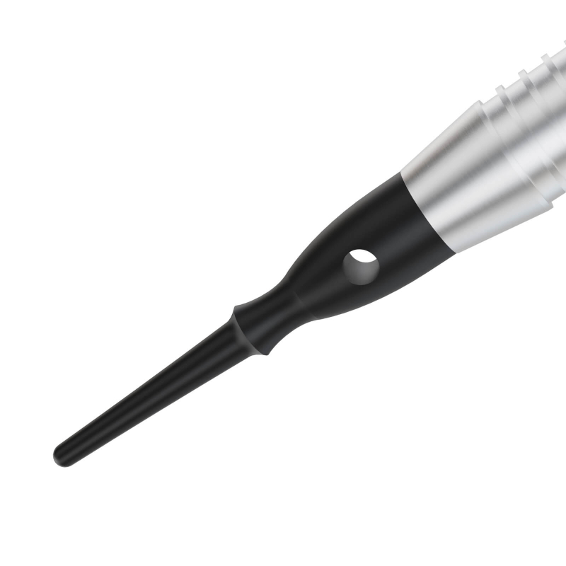 Paquet de 100 pointes Mega Point courtes noires Bull's - BU61511