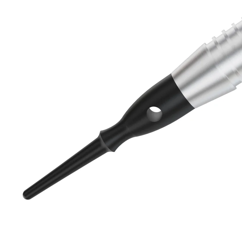 Paquet de 100 pointes Mega Point courtes noires Bull's - BU61511