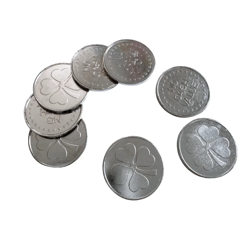 Jeton Shamrock pour monnayeur - lot de 50 - W855AA-50