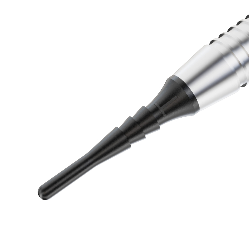 Paquet de 100 pointes Tefo-X Shark noire Bull's - BU62211