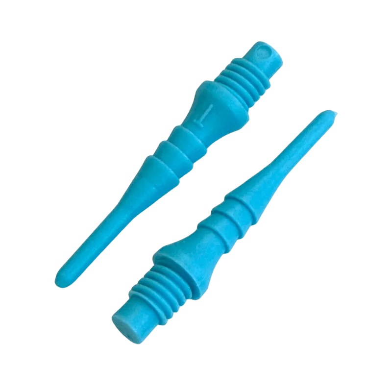 Paquet de 100 pointes Tefo-X Shark bleue Bull's - BU62212