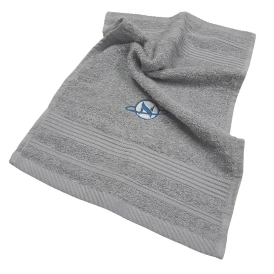 Serviette brodée Nox Cue...