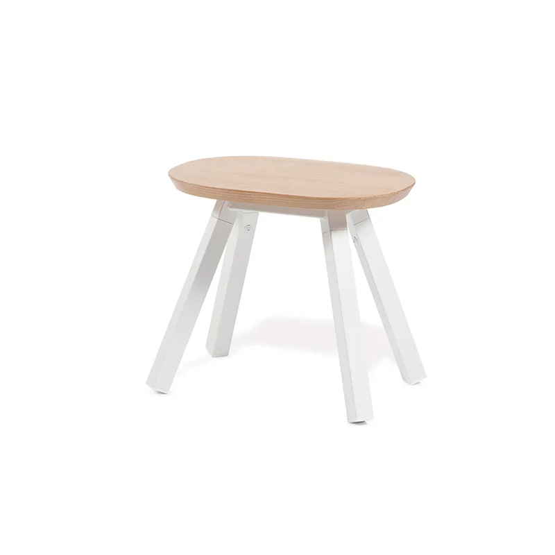 Tabouret You and Me Blanc-Chêne Clair 50 - BYM50BC