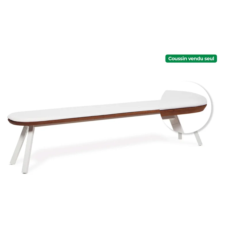 Coussin d'assise You and Me Blanc 180 - CYM180B