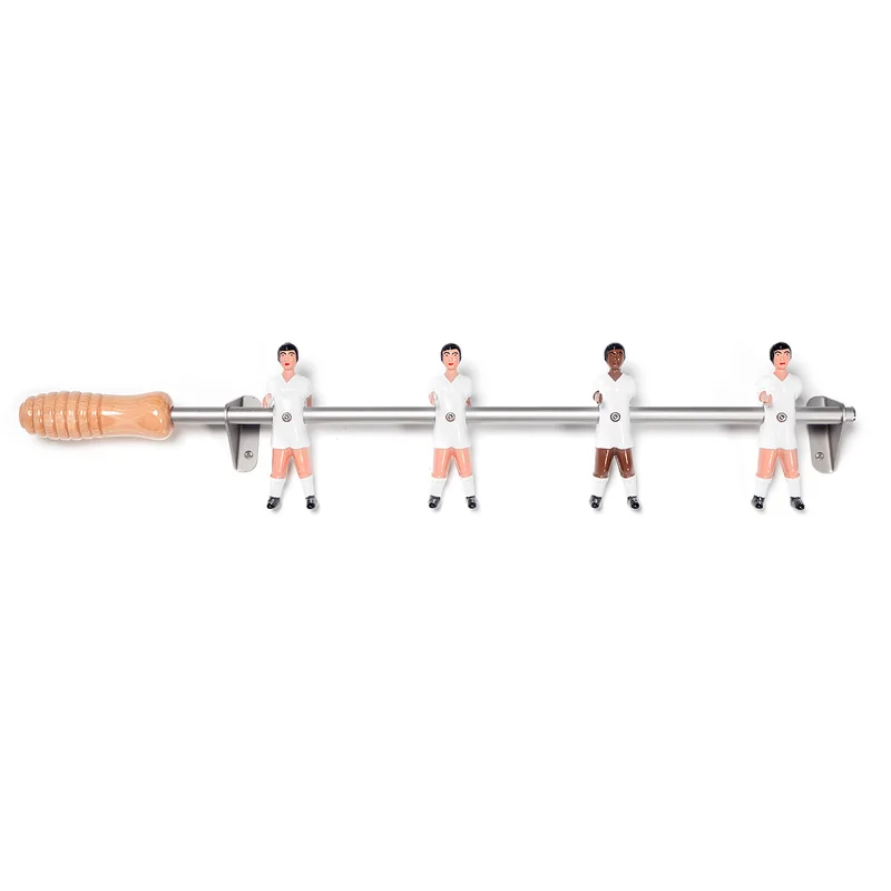 Porte-manteaux 4 joueurs Baby-foot blancs - PM4-M-BLANC