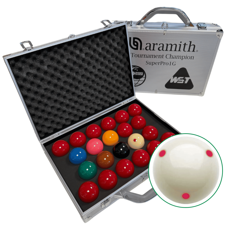 Billes Snooker Aramith 52,4mm Tournament Champion Pro Cup SuperPro1G - A117DP