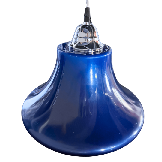 Luminaire Seville 1 globe bleu