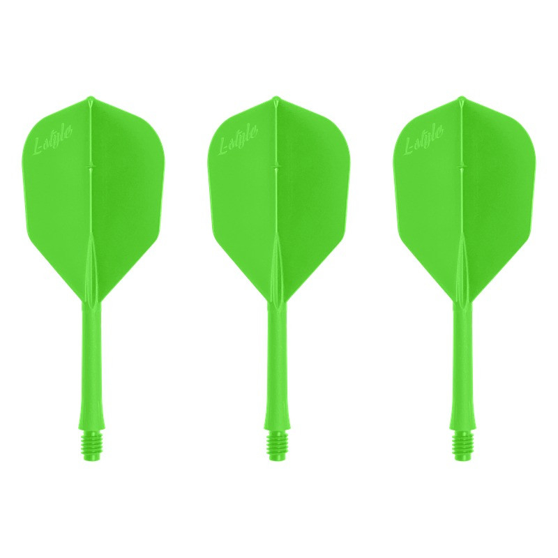 Ailettes Moulées L-Style BarFlight Vert Fluo 260 - D1381