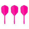 Ailettes Moulées L-Style BarFlight Rose Fluo 260 - D1382