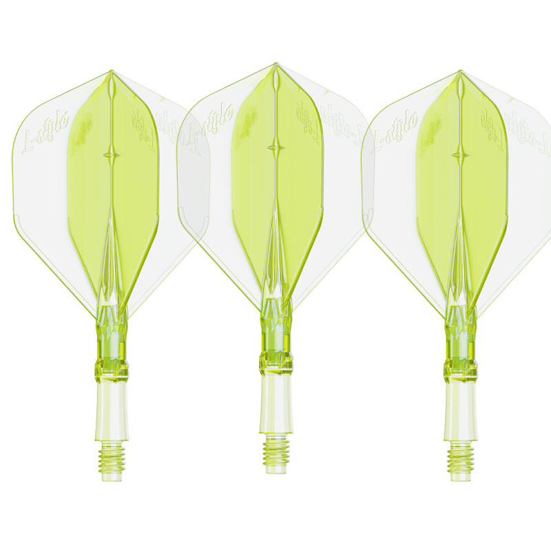 Ailettes Moulées L-Style L-Système L1 Jaune Fluo 190 - DL1162
