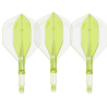 Ailettes Moulées L-Style L-Système L1 Jaune Fluo 190 - DL1162