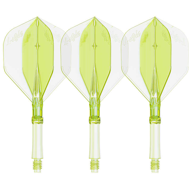Ailettes Moulées L-Style L-Système L1 Jaune Fluo 260 - DL1163
