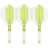 Ailettes Moulées L-Style L-Système L1 Jaune Fluo 260 - DL1163