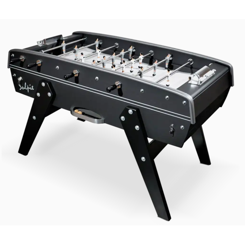 Baby foot Sulpie S230 Hêtre Teinté Gris - Main courante Grise - WS230TG