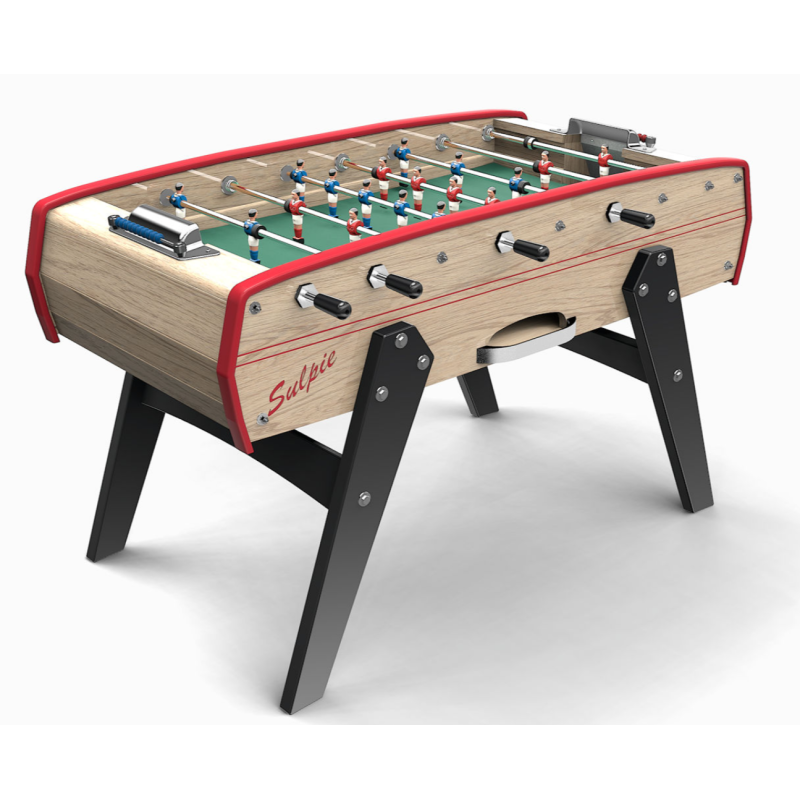 Baby foot Sulpie Evolution Chêne - Main courante Rubis - W812CR