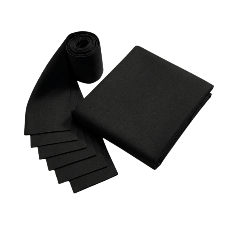 Tapis 6811 Strachan Pré Découpé Noir pour un billard 7FT - TPT556N-7FT