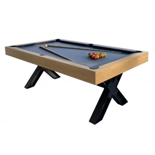 Billard Pool Wood & Steel...