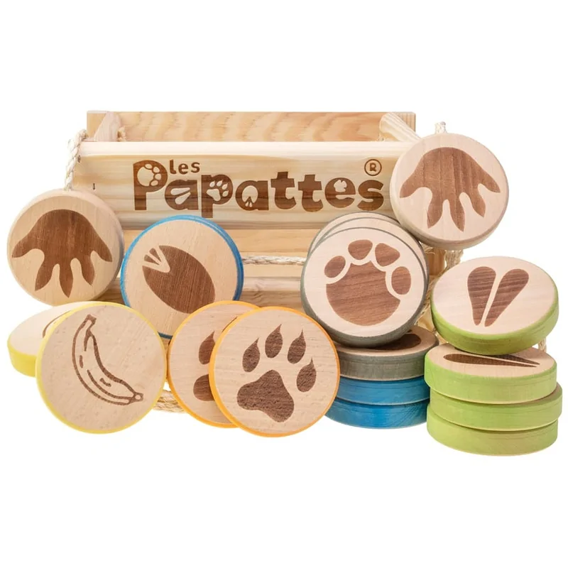 LES PAPATES  Jeu de Palets en bois - JPA140