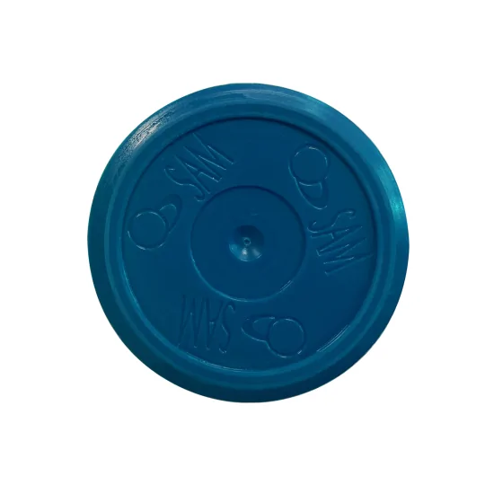 Palet Air Hockey Rond Bleu