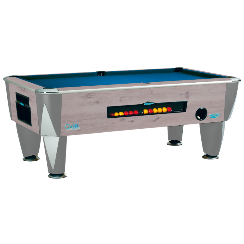 Billard Pool Atlantic Polar 6ft à monnayeur électronique - W945P Billard Pool Atlantic Polar 6ft à monnayeur électronique - W945P