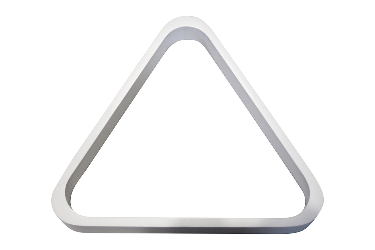 Triangle de billard bois blanc 50,8 mm