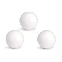 Balles Baby Foot blanches en plastique (vendues par 3) marque Bonzini