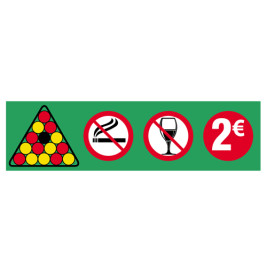 Sticker Placement billes 2 euros