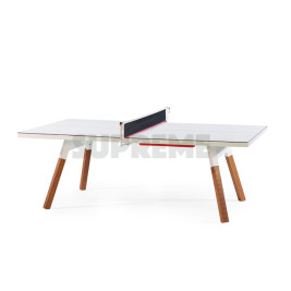 Table de Ping Pong You and Me 220 Convertible Coloris Blanc