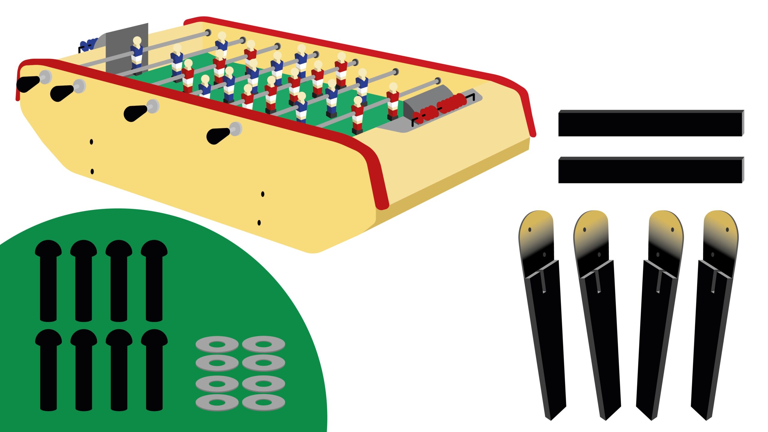 pièces babyfoot