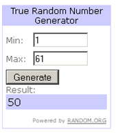 Tirage n°1 Tirage n°1