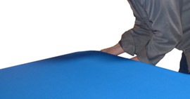 Égaliser la tension sur la largeur du tapis Égaliser la tension sur la largeur du tapis