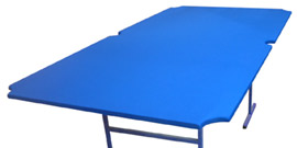 Découper le surplus du tapis de billard Découper le surplus du tapis de billard