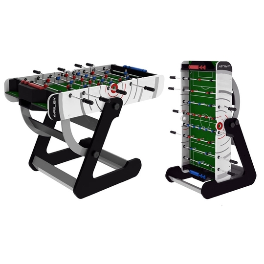 Baby Foot Pliant Enfant Riley Blanc avec barres téléscopiques