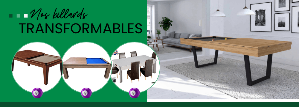 billards transformables